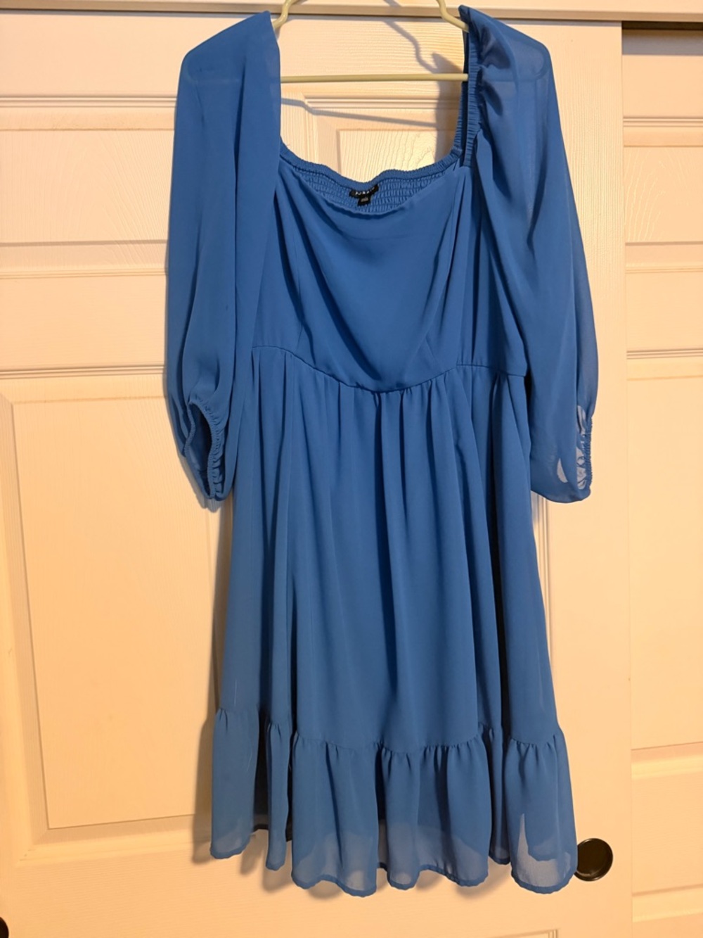 Torrid Royal Blue Smocked-Neck Top